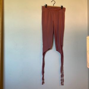 Free people tie leggings pink size medium